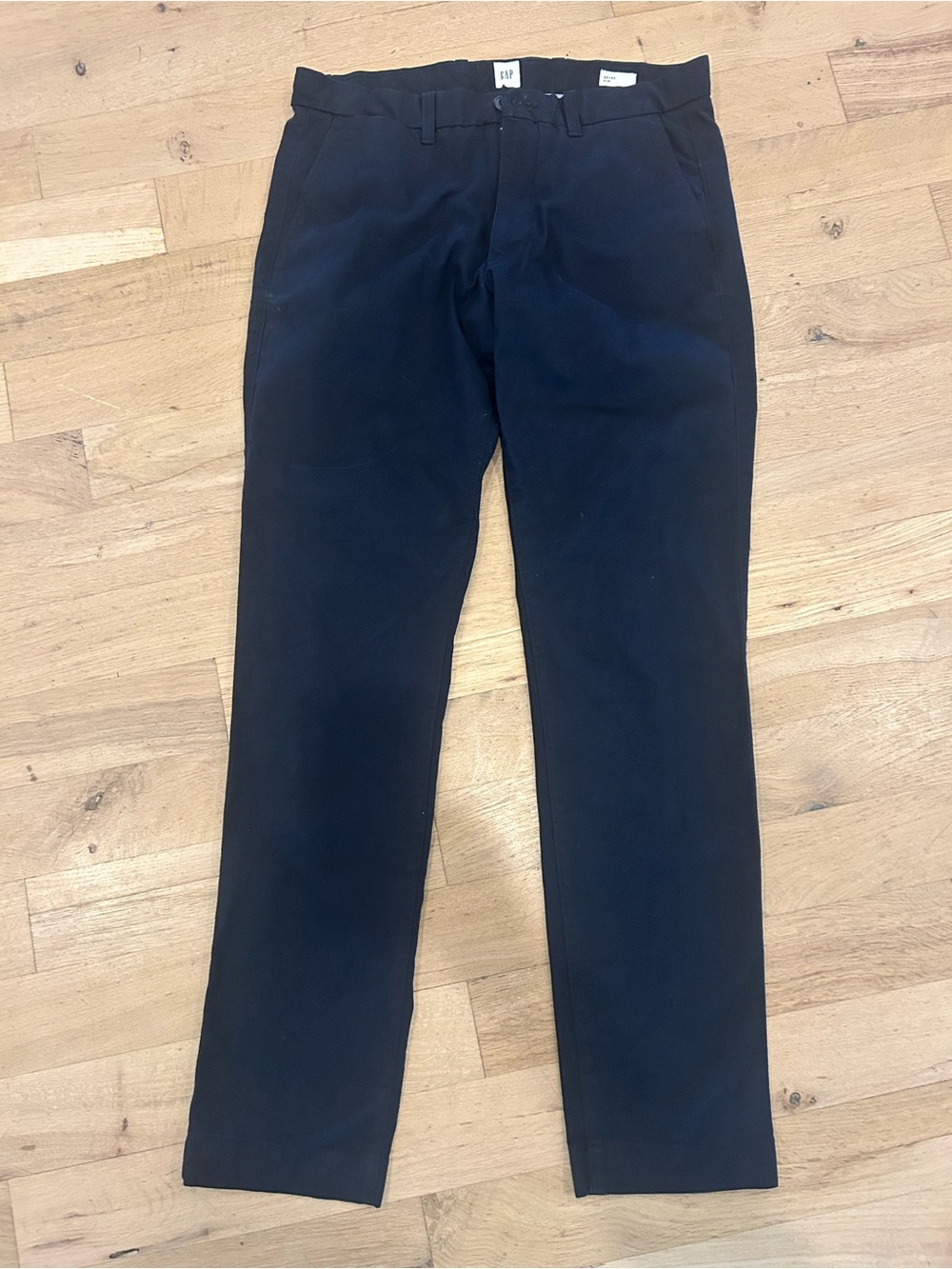 GAP Men's True Navy Slim Chino Pants 32 X 32